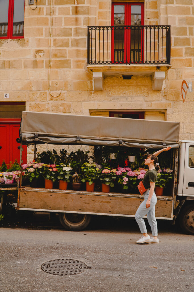 Victoria, Rabat, Gozo, kwiaty