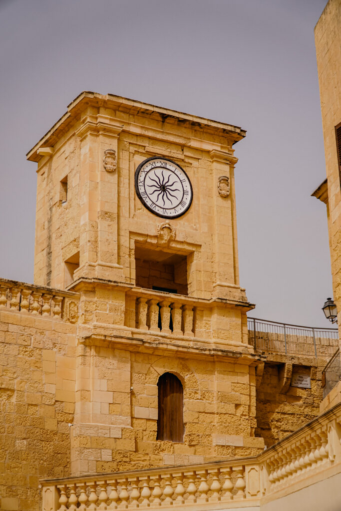 Cytadela w Victorii, Citadella Gozo, Rabat, wieża zegarowa