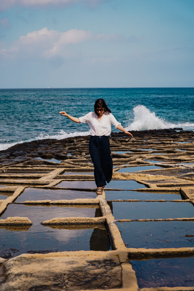 kobieta, panwie solne, Malta