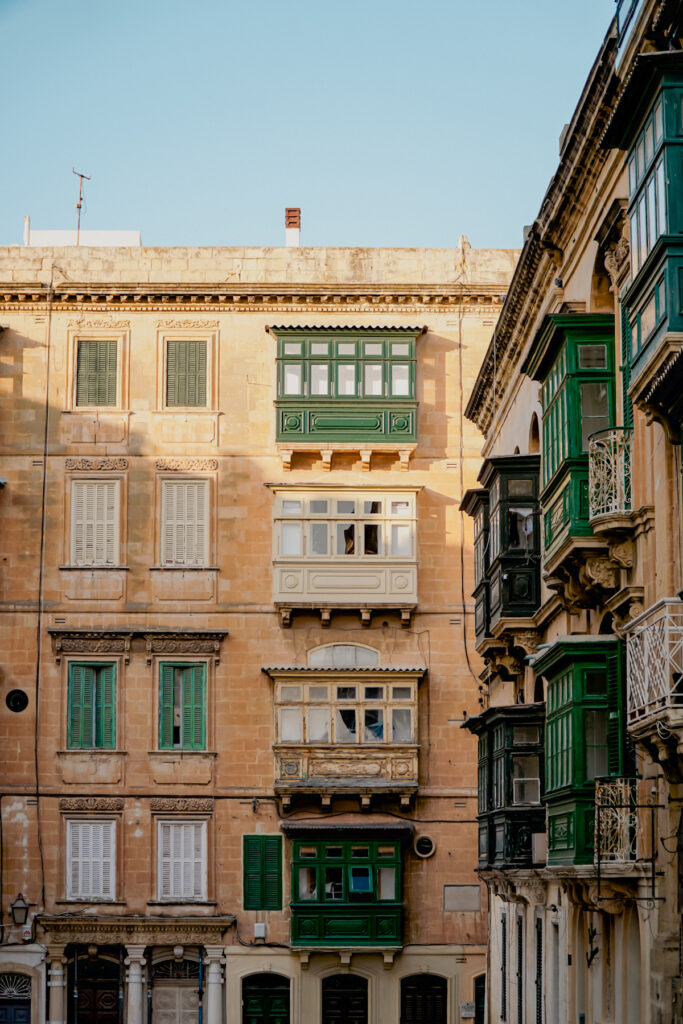 uliczki, Valetta, Malta