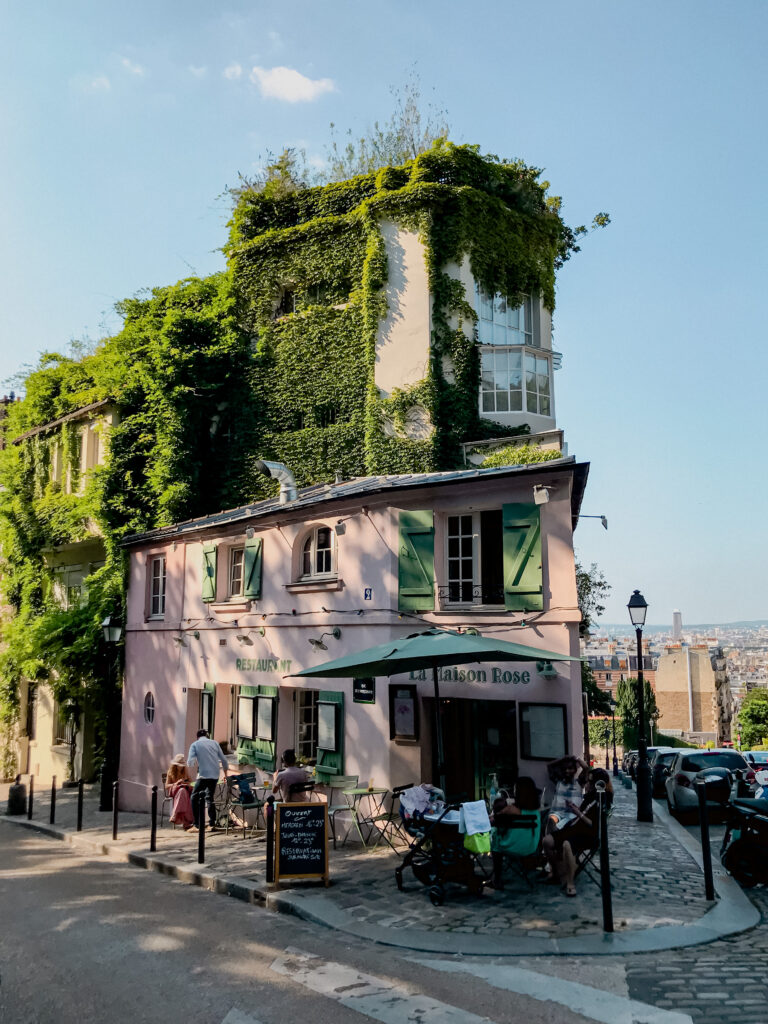 Maison Rose, Paris, Różowy dom, Paryż, Montmartre