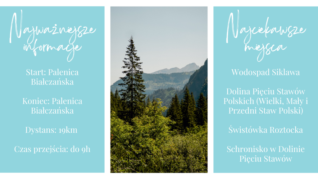 Najważniejsze informacje i najciekawsze miejsca Dolina Pięciu Stawów