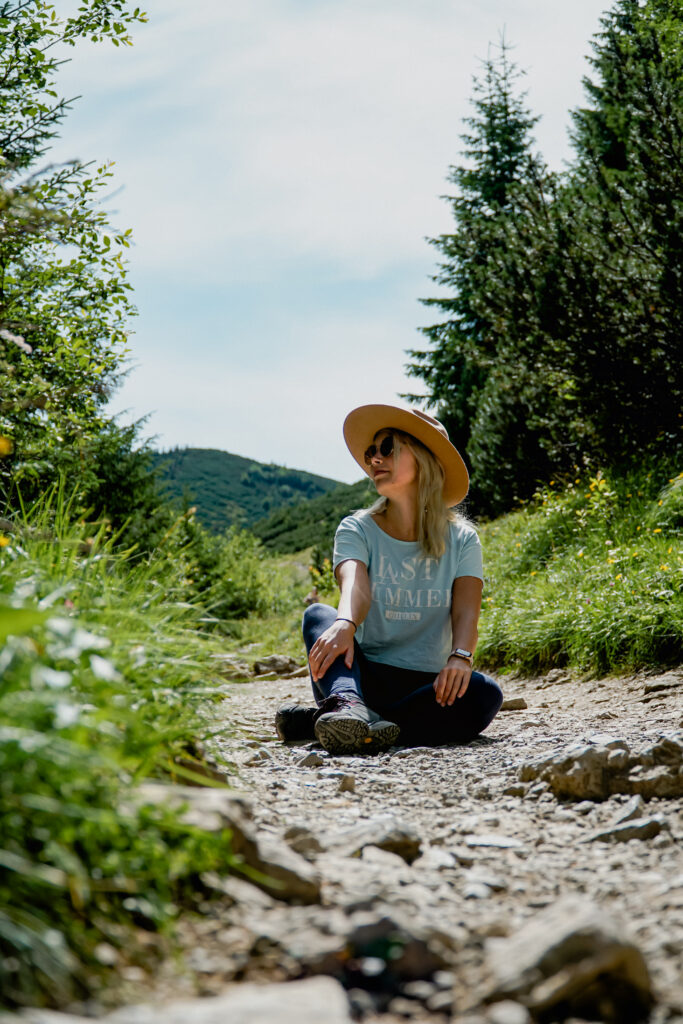 szlak na Czarny Staw Gąsienicowy, Tatry, autoportret