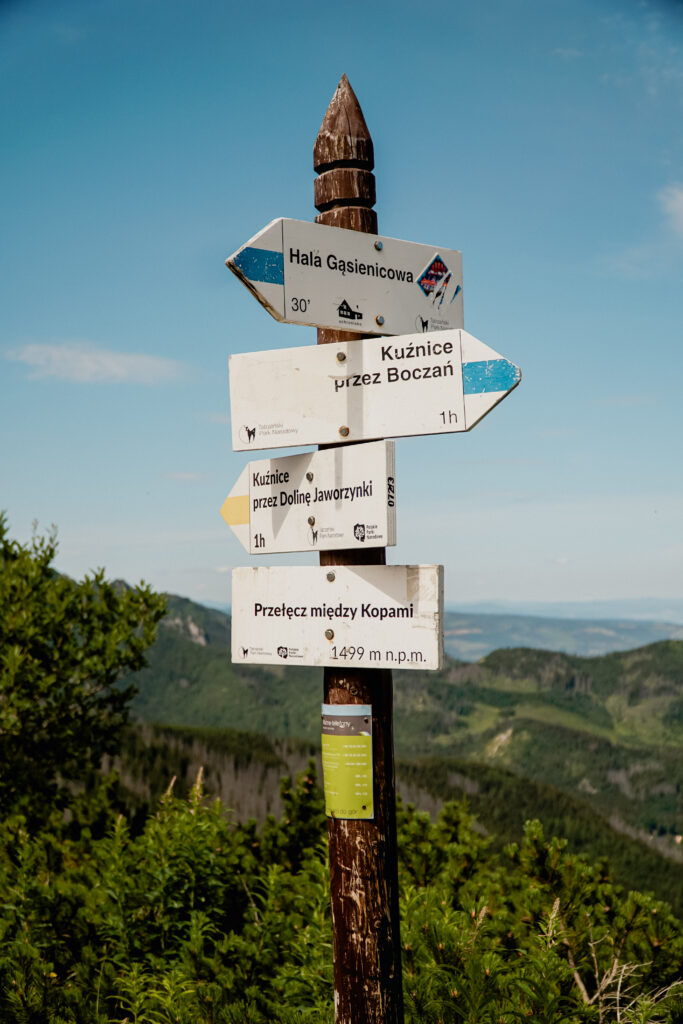 Przełęcz nad Kopami, Tatry