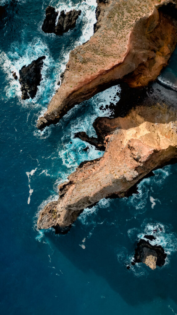 Półwysep São Lourenço z drona