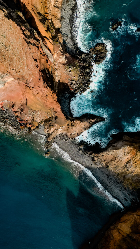 Półwysep São Lourenço z drona