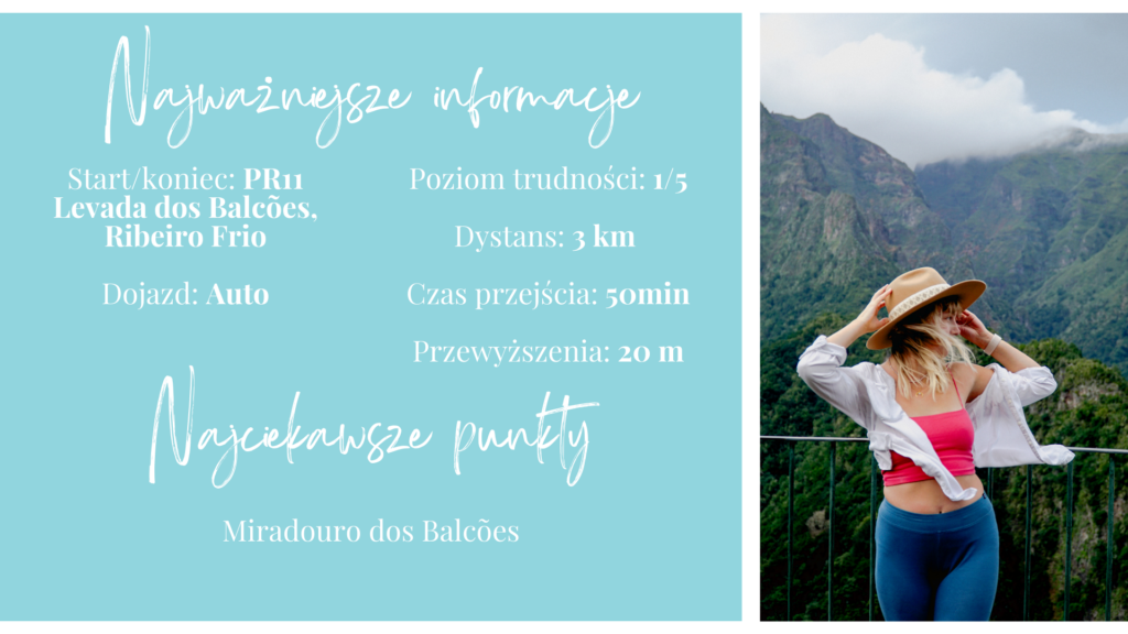 Opis szlaku PR 11 Levada dos Balcões