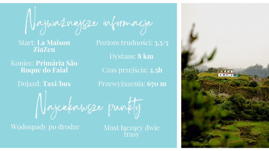 Opis szlaku Levada do Castejo